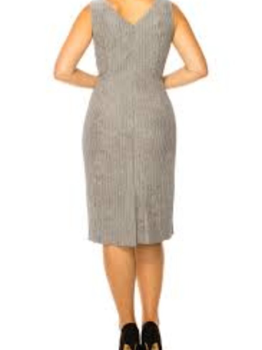 Nwt Brianna Milay Tan Knee Length Classic Sequin Jacket Womens Dress Size 18w